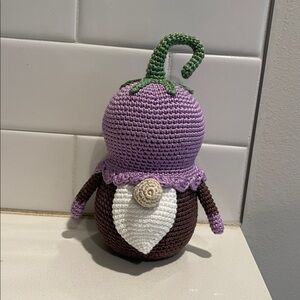 Handcrafted Campanula Bell Flower Gnome Spring Summer Decor Amigurui Crochet